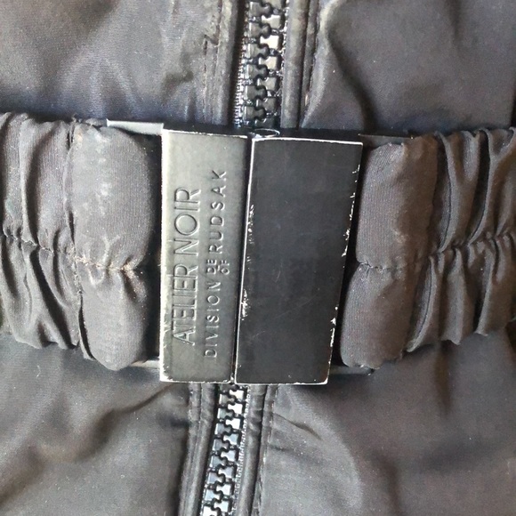 ATELIER NOIR RUDSAK coat Black Winter jacket - Picture 3 of 16